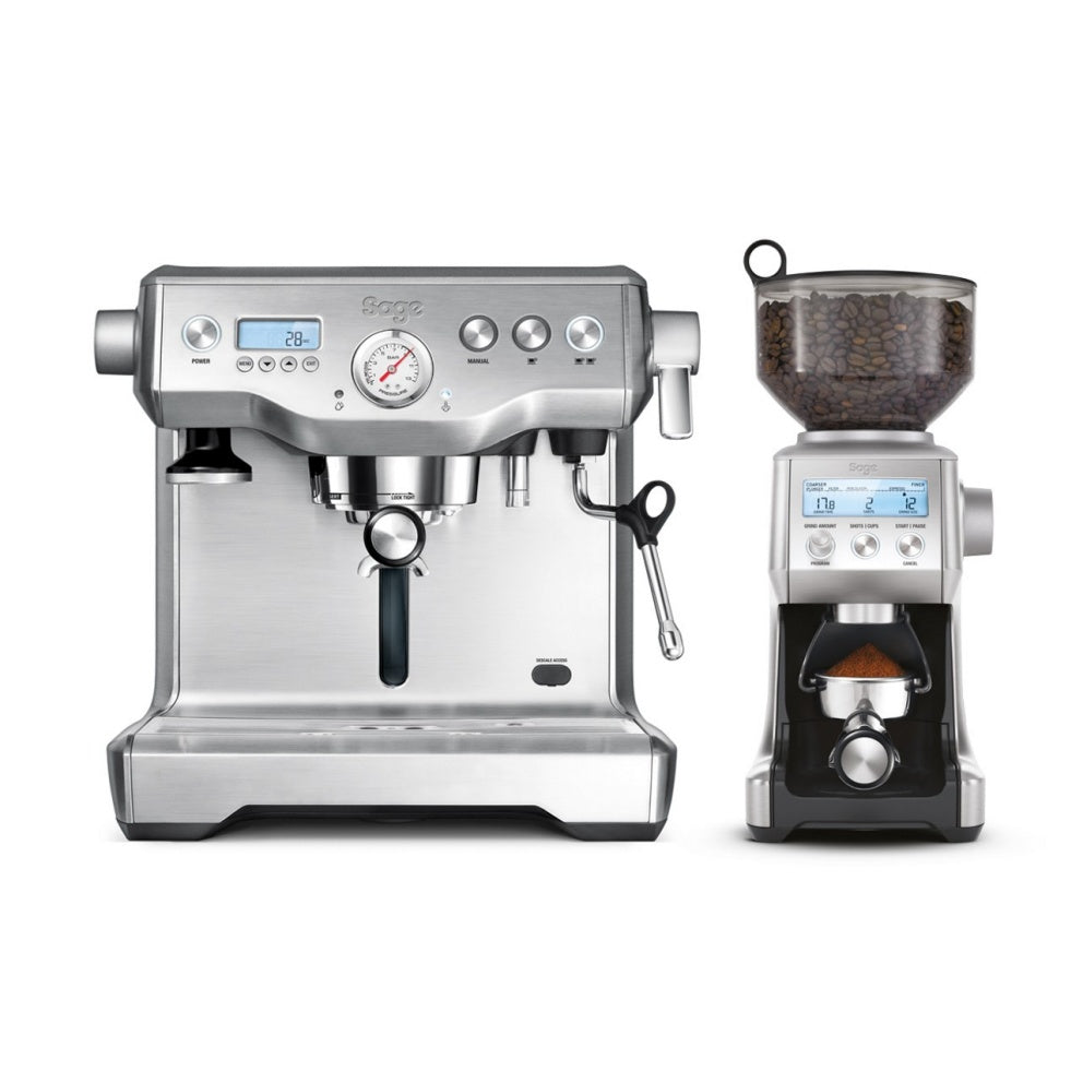 Test du Sage Dynamic Duo : Dual Boiler et Smart Grinder Pro, tout à la main