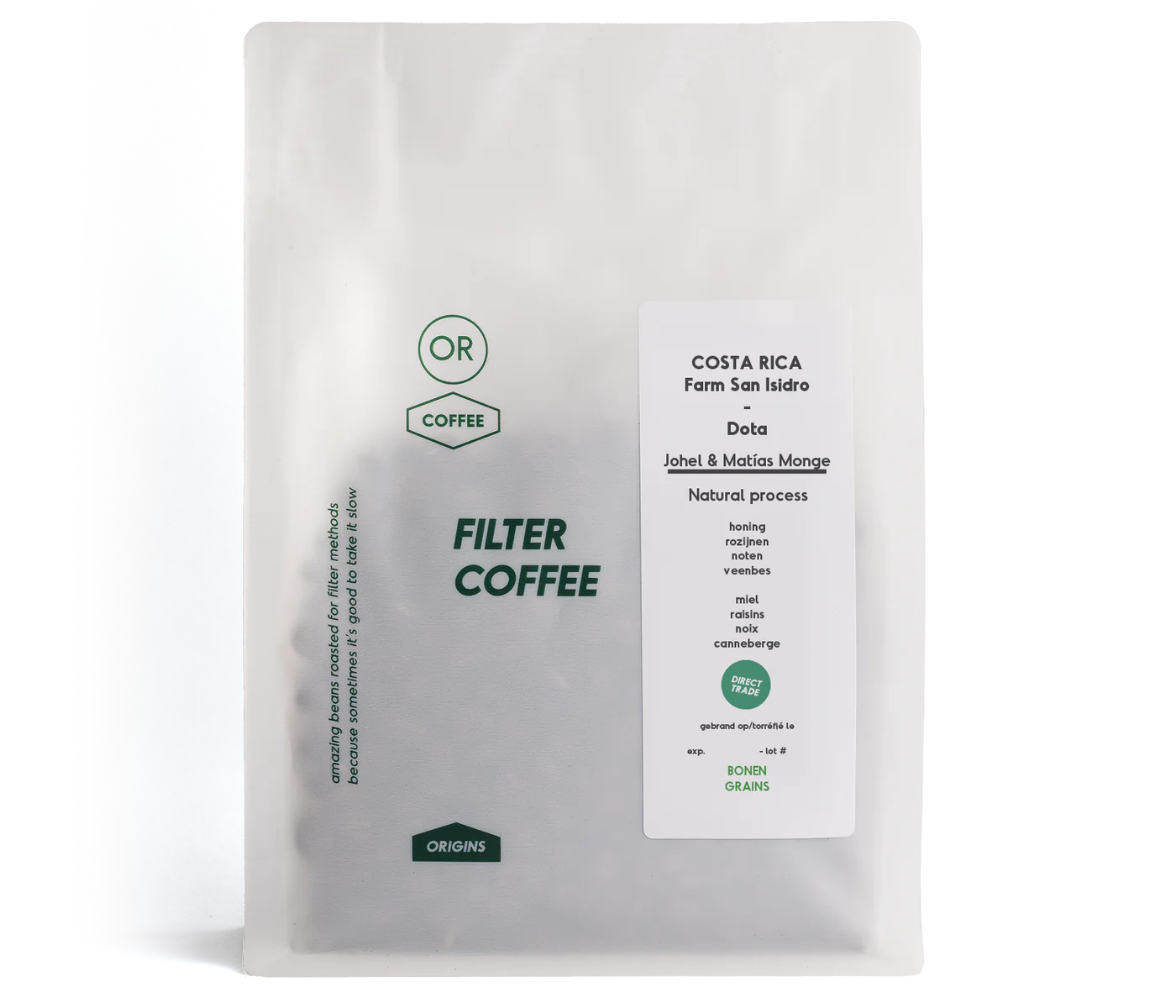 OR koffierecept: Costa Rica - San Isidro met V60