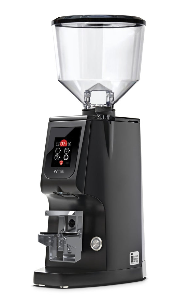 Eureka Atom W 75 grind-by-weight espresso grinder, matt black