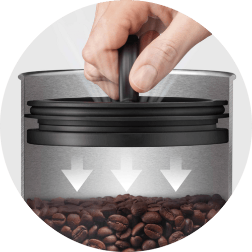 Sage Bean Keeper koffiebus – geborsteld RVS