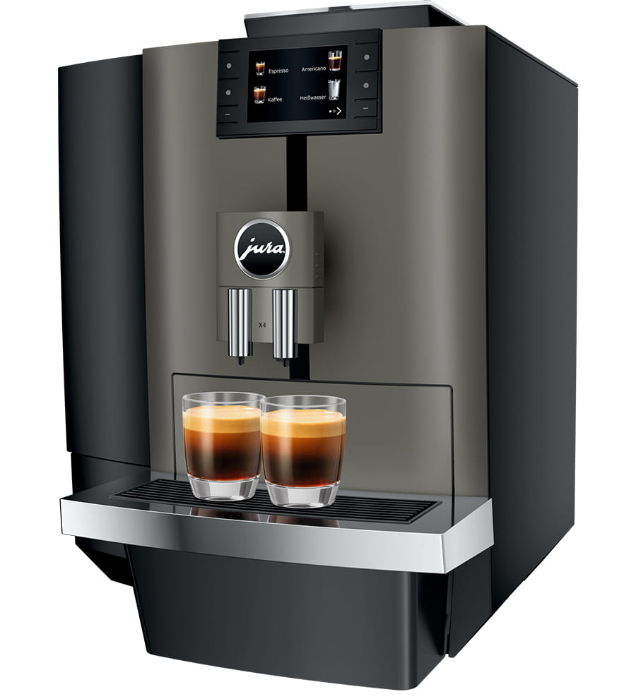 JURA X4 Dark Inox (EA) with free coffee worth €65