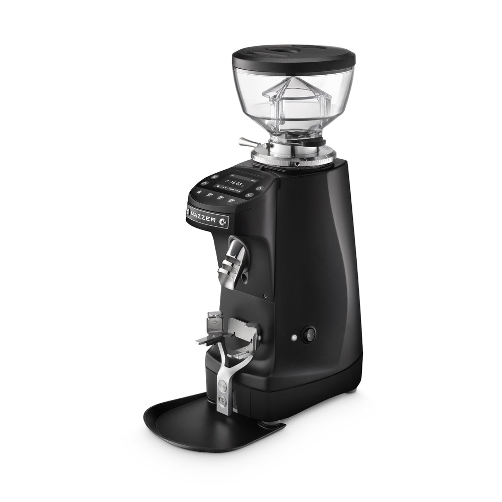 Mazzer Mini G grind-by-weight grinder, Matt Black