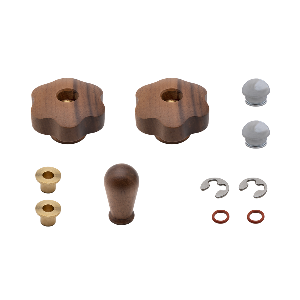 Lelit Upgrade Kit for Mara X – Wooden Handles – Walnut