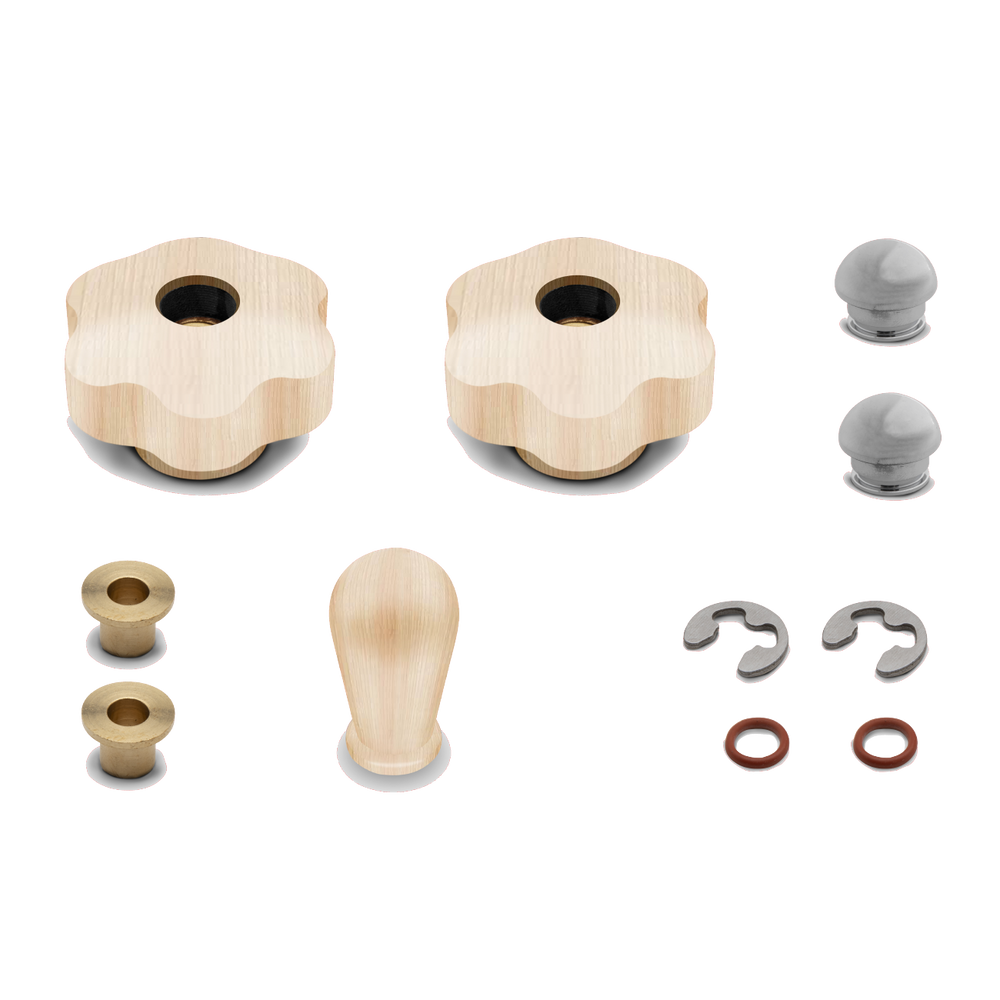 Lelit Upgrade Kit for Mara X – Wooden Handles – Maple