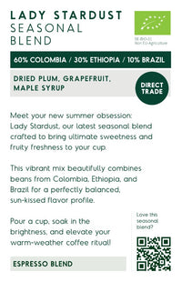 Seasonal blend info cards 50pcs