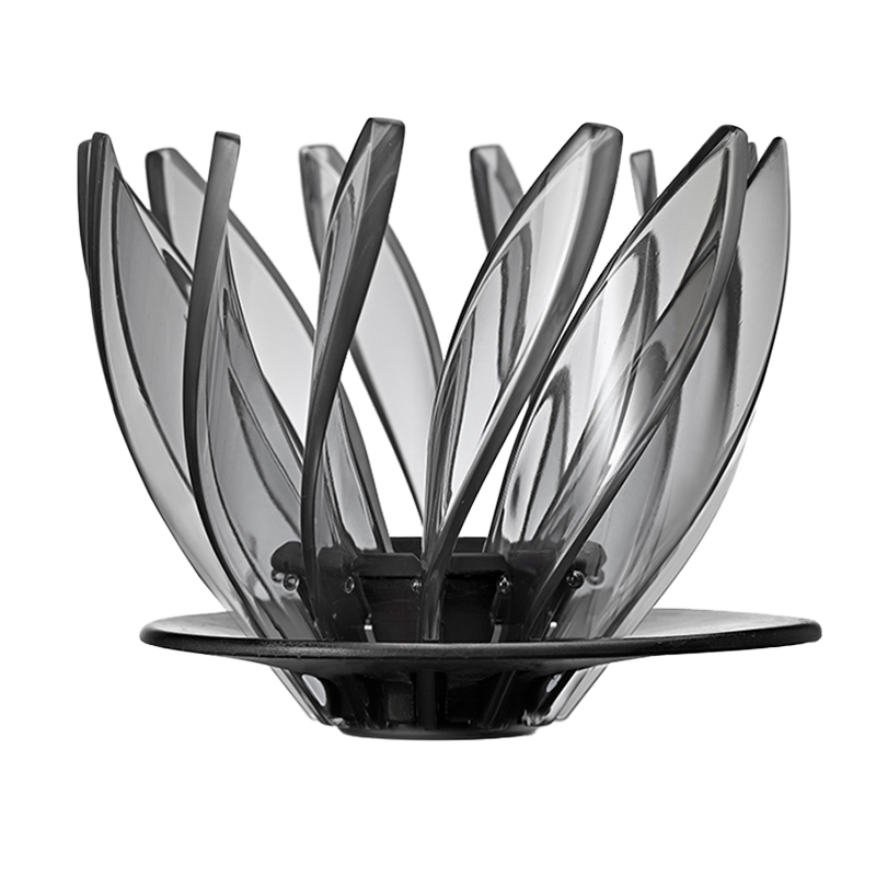 Dripper Hario V60 Suiren, noir transparent
