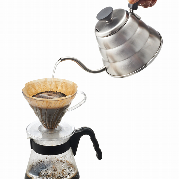 Bouilloire Hario V60 Buono 600 ml, argent