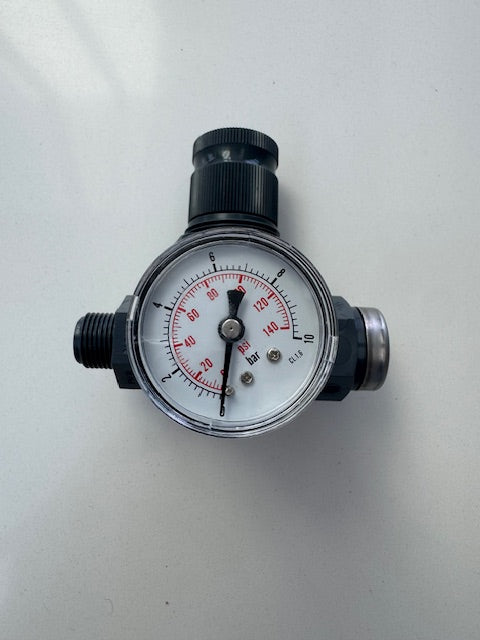 Jura drukregelaar M 3/8 met manometer