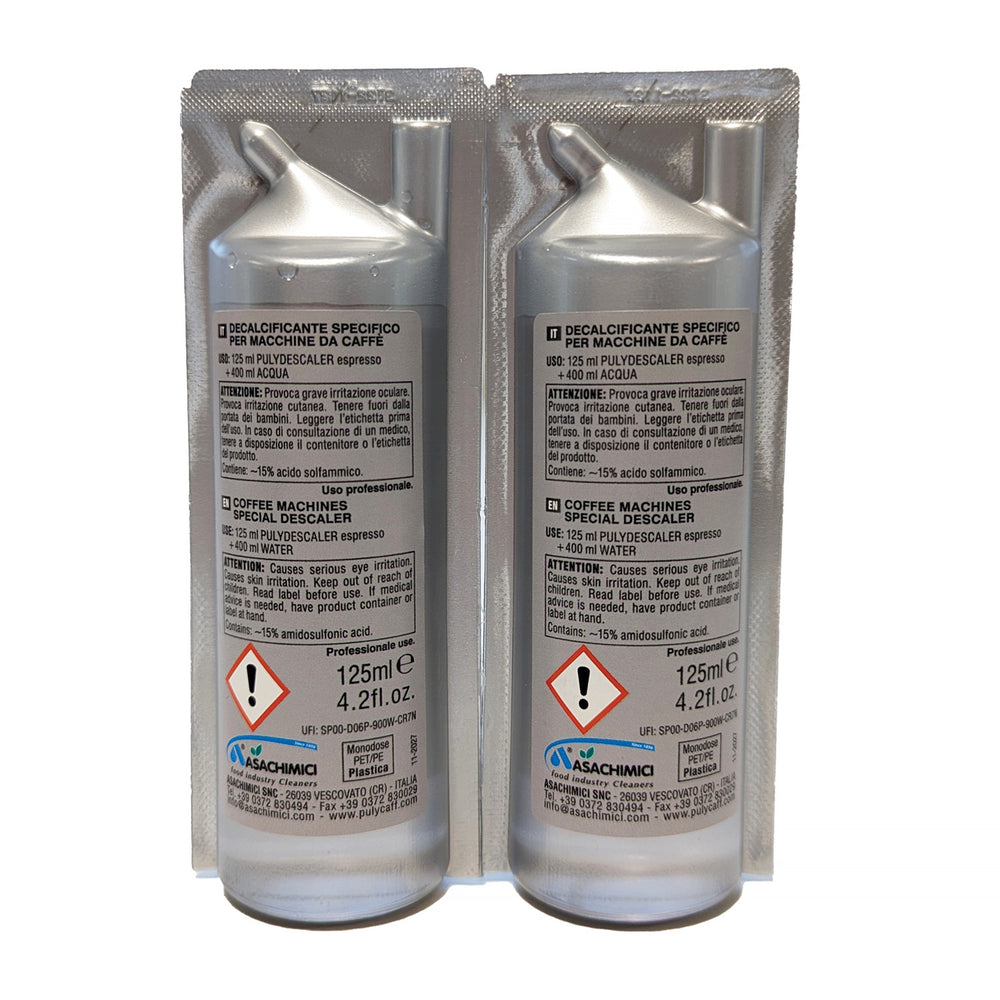 Lelit liquid descaler, back label